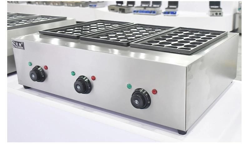 Factory OEM Ctopus Ball Barbecue Oven Electric Fish Pellet Grill Taiyaki Machine