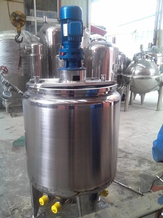 Double Jackets Tank with Mixer Reaction Tank Holding Tank