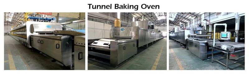 Industrial Biscuit Bakery Equipment Gas Electric Tunnel Oven