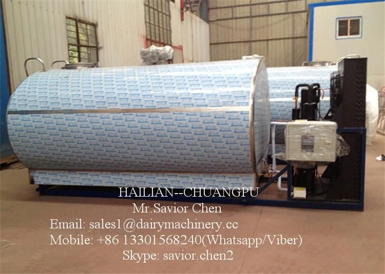 Dairy Milk Cooling Tank 5000L Capacity