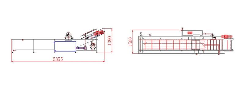 2000kg Industrial Bubble Washing Machine Washer for Cleaning Food Process