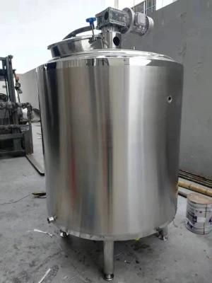 1000L 2000L Dairy Fruit Juice Reaction Mixing Tank Price