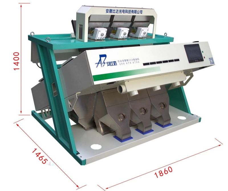 Food Cleaner CCD Optical Melon Seed Color Sorter High Accuracy