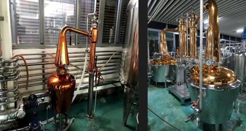 500L 1000L Industrial Use Gin Rum Fruit Spirits Alcohol Distiller