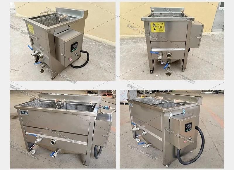 Batch Fryer Machine Chicken Fryer Machine Plantain Chips Frying Machine