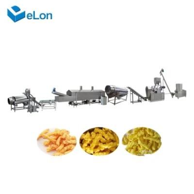 Cheetos Processing Line Kurkure Extruder Machine Nik Naks Snacks Making Machinery