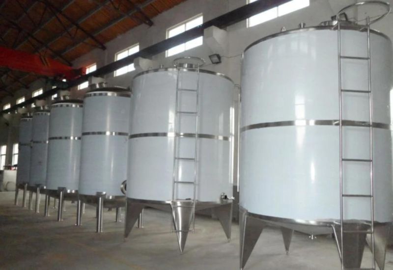 5000L Stainless Steel Fruit Juice Milk Mango Mixing Fermentation Mixing Tank