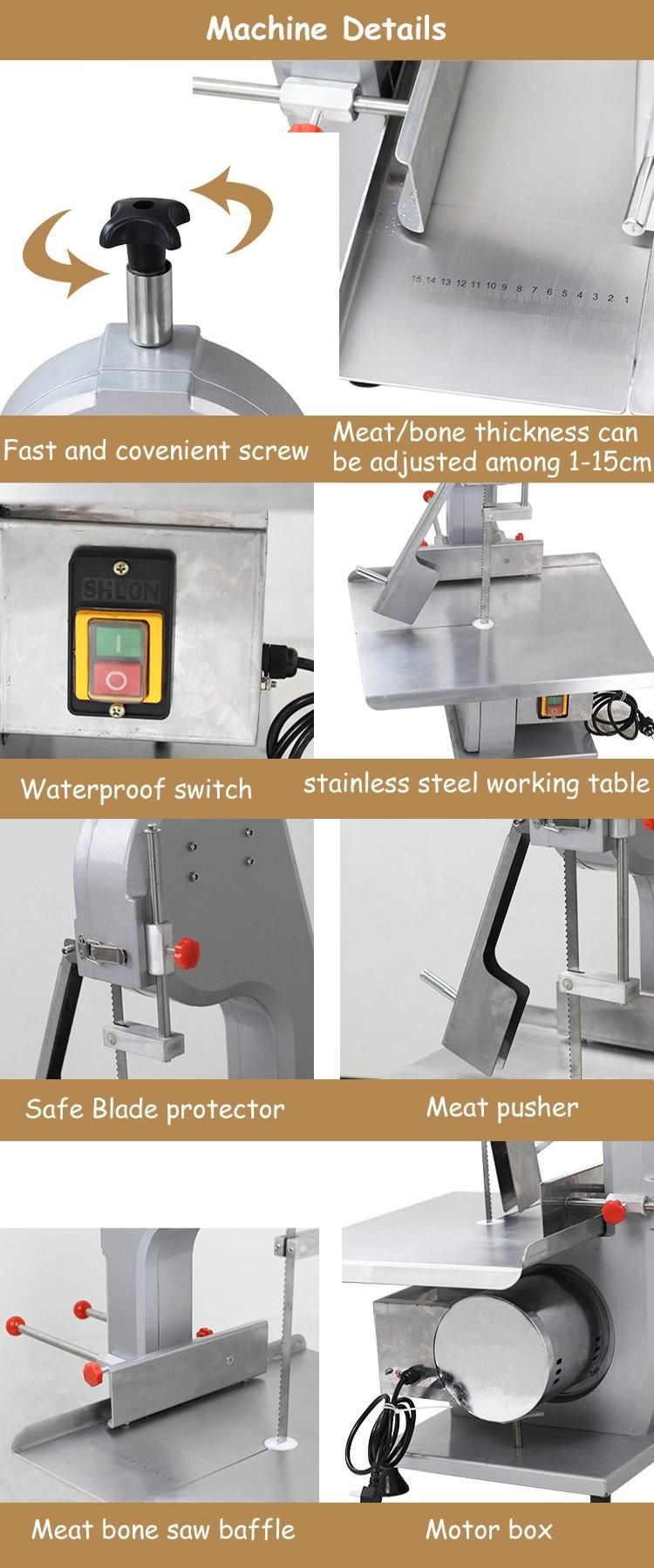 Latest Design Industrial Frozen Fish Chopper Bone Saw Machine Meat Bone Cutter Meat Cutting Machine