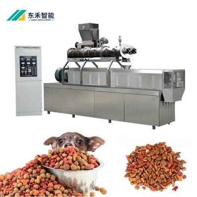 Fully Automatic Dog Snacks Making Machine Pet Food Production Line