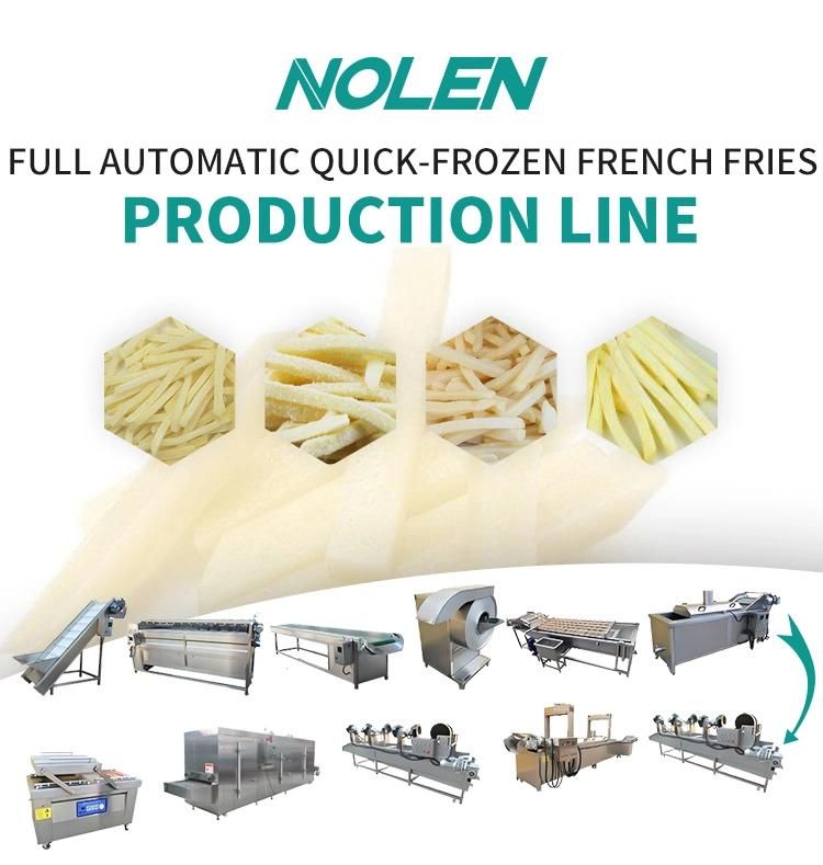 High Quality Full Automatic Frozen French Fries Production Line