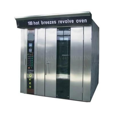 100kg/h bakery rotary diesel oven price with CE certification