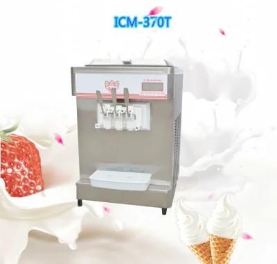 Sundae Custard Frozen Yogurt 3 Flavors Ice Cream Machine Truck