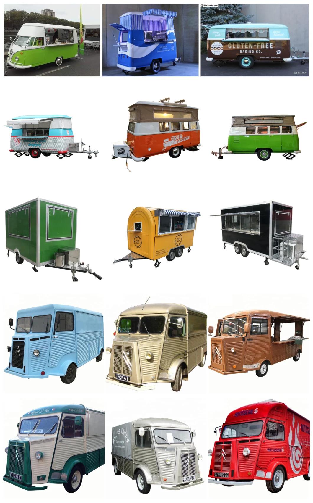 Australia Standard Outdoor Mobile Fast Food Carts Kiosk, Popsicle Ice Cream Vending Carts