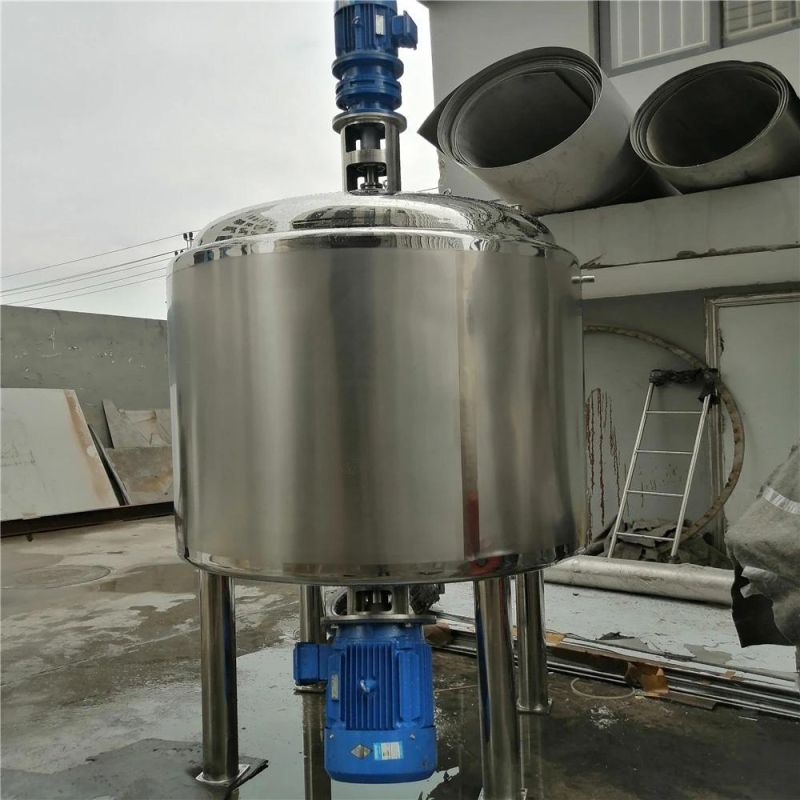 100L-30000L Juice Liquid Cooking Oil Sanitary Jacketed Heating Mixing Machine