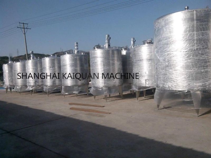 Ice Cream Cooling Mixing Tank Steam Heating Cooling Tank Price