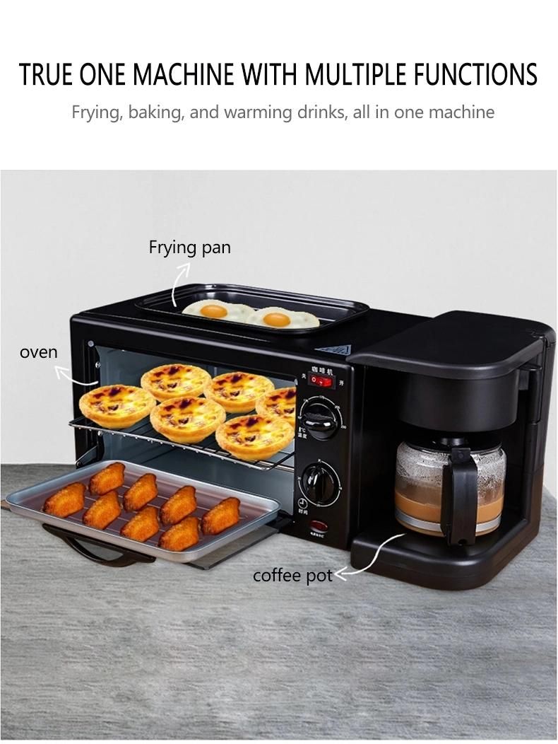 Hot Sale & High Quality 3 in 1 Electric, Milling Maize Sandwich Breakfast Maker Machine