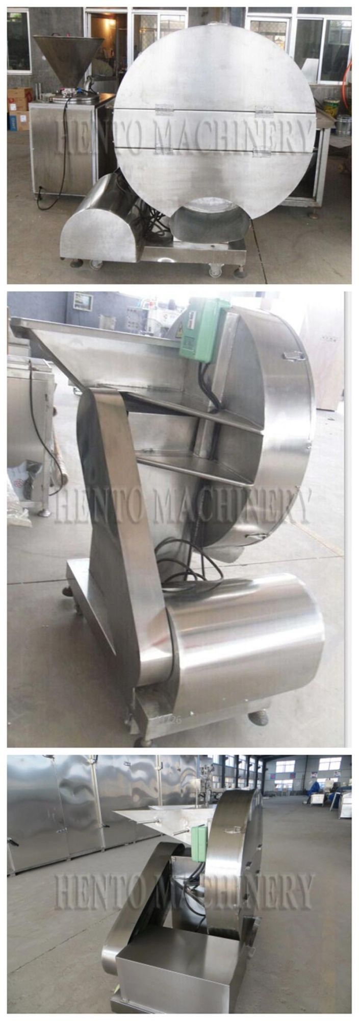 Easy Operation Labor Saving 800-1000kg/hour Capacity Frozen Chicken Meat Flaker Machine / Frozen Beef Meat Slicer