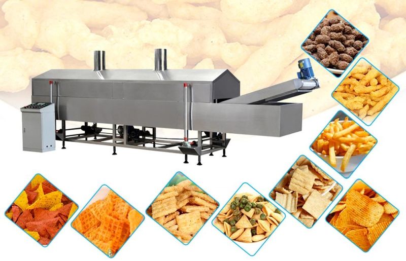 Automatic Dewatering French Fries Machine/Industrial Gas Frying Machine with Ce