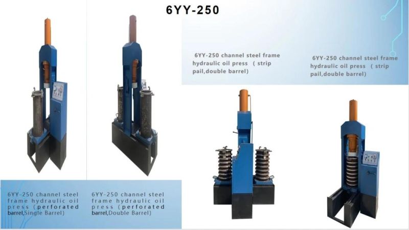 6yy-250c Hydraulic Oil Pressing Machine with Double Barral