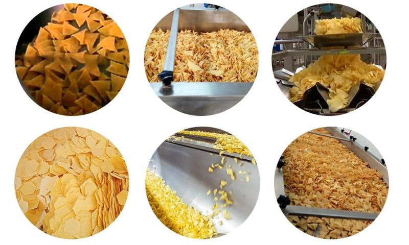 Doritos Chips Production Line Automatic Tortilla Machinery Tostitos Chips Production Machines