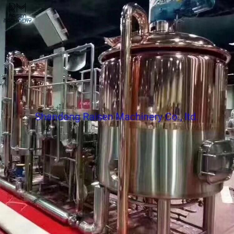 200L 250L 300L 500L 1000L 2000L Tainless Steel Beer Equipment with Brewhouse System and Fermenter