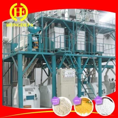 Full Automatic 50t Maize Flour Milling Machine