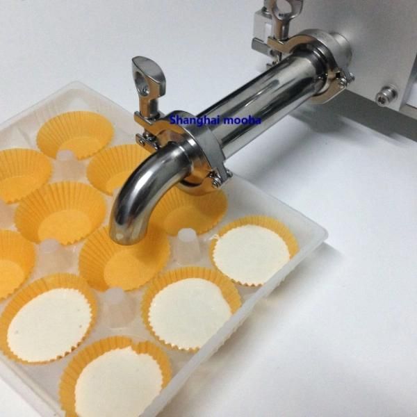 Automatic Cup Cake Bread Cream Filling Machine Fruit Jam Bun Puff Peanut Butter Injector Donut Jelly Bakery Machines Toast Roller Paste Filler