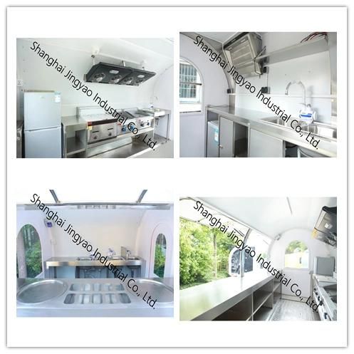 Fashion Type Electric Food Cart Food Van Trailer Dining Car