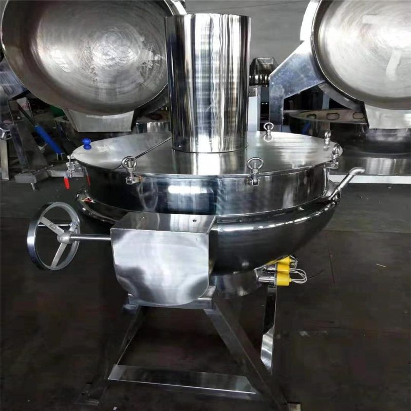 Stainless Steel Jacketed Mixing Cooking Pot with Agitator and Scraper Price