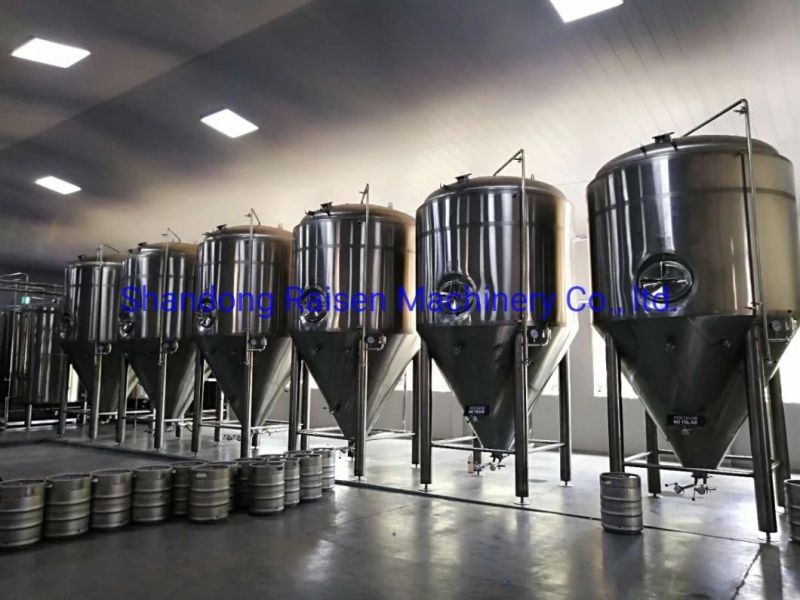 Brewey Equipment Brewhouse 100L 200L 300L 500L 1000L Stainless Steel Conical Beer for Fermenter for Brewery