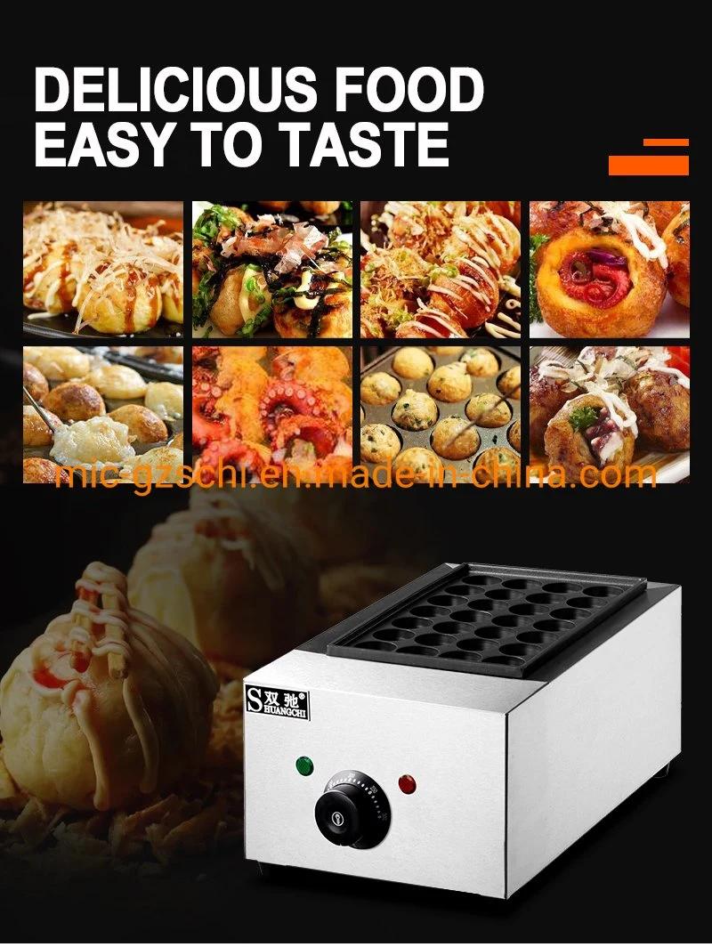 Factory OEM Ctopus Ball Barbecue Oven Electric Fish Pellet Grill Taiyaki Machine