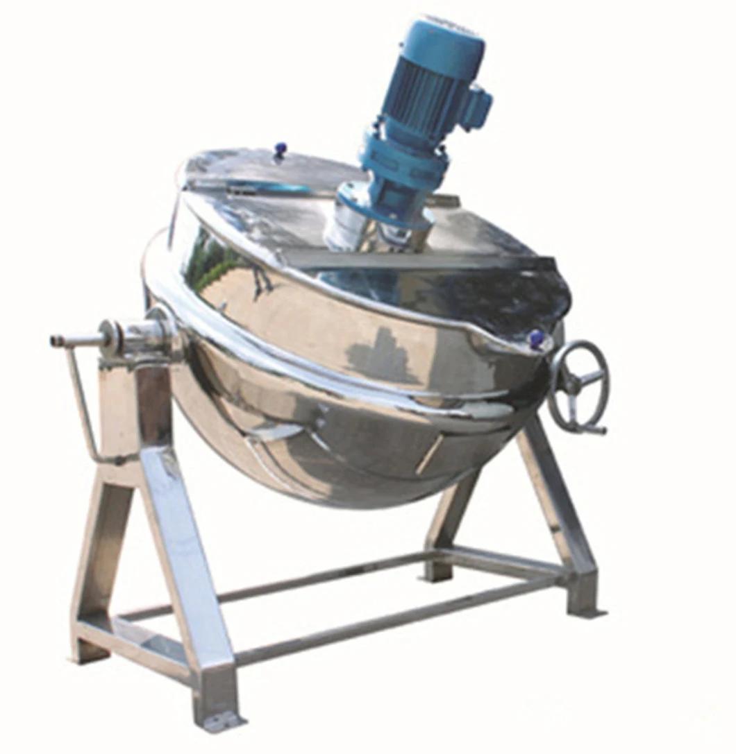 Sanitary 800L 1000L Jacketed Meat Rice Milk Vegetable Cooking Pot