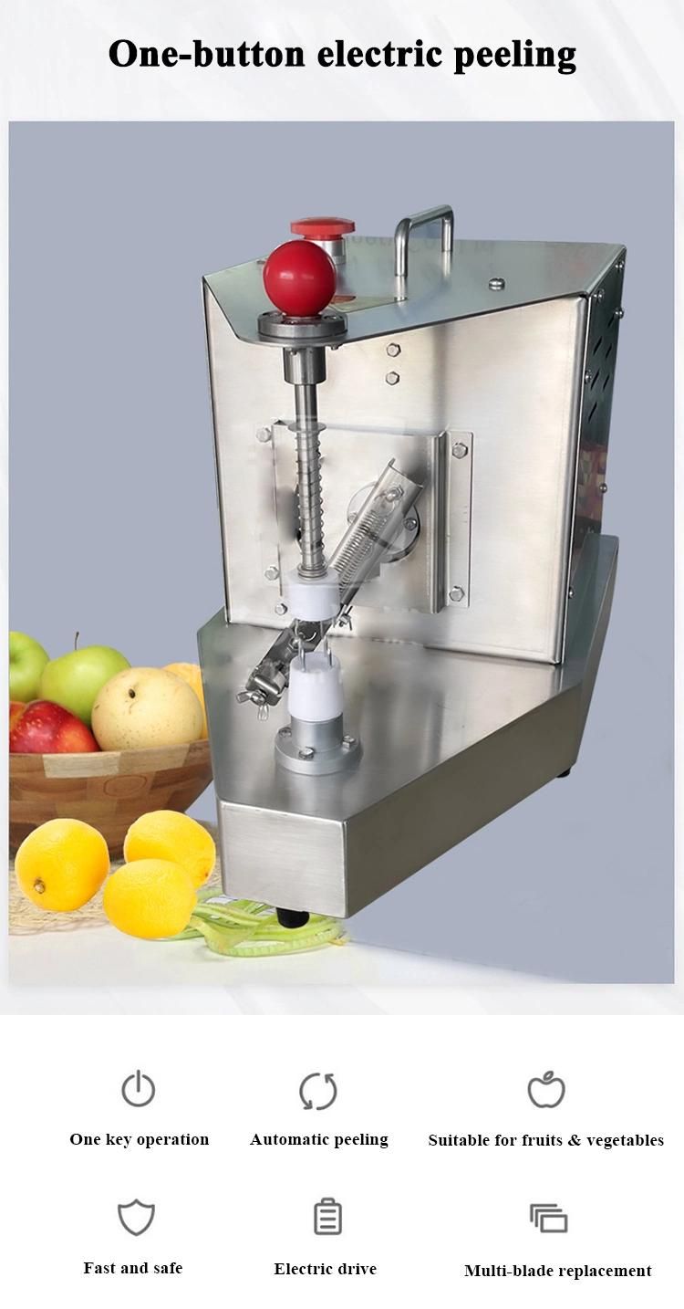 Electric Potato Peeling Machine Multifunctional Automatic Apple Fruit Vegetables Peeler