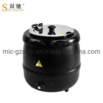 Electric Soup Kettle Heating Machine Soup Warmer Cast Iron Internal Tank 201