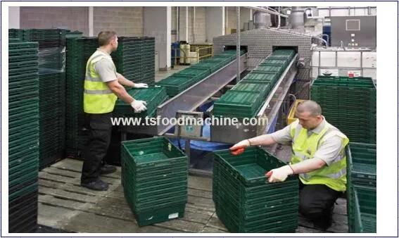 Automatic Basket Washer and Tray Washing Machine