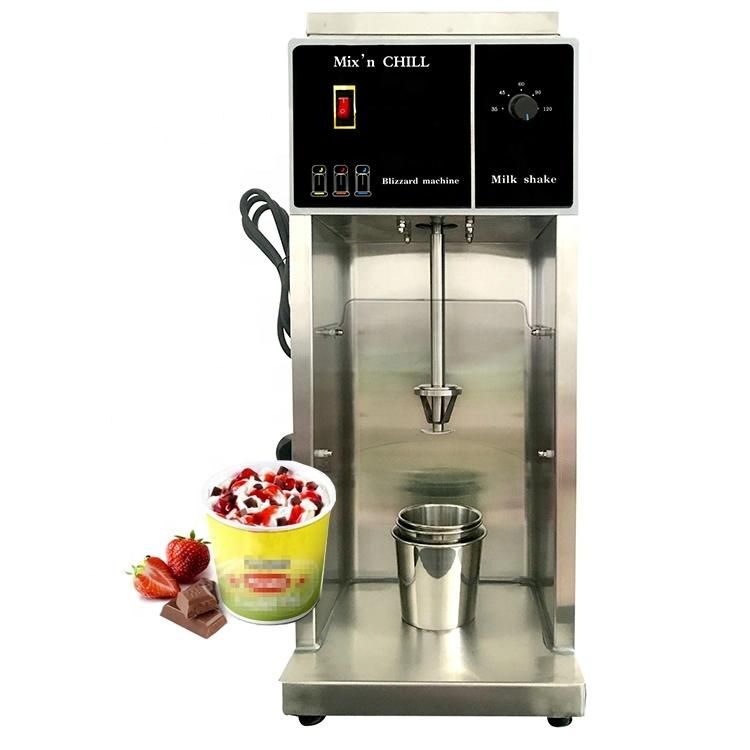 Multifunctional Single Head Milk Shaker Machine Stainless Steel Ice Cream Mcflurry Mixer Blender