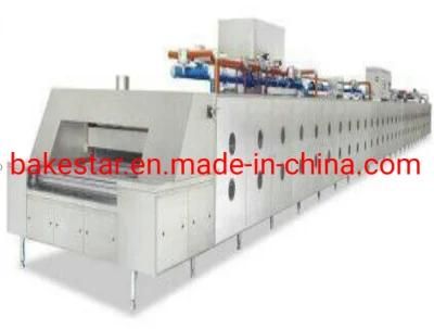 Industrial Sliced Toast Production Line 45kw Toast Making Machine with Cut Hopper