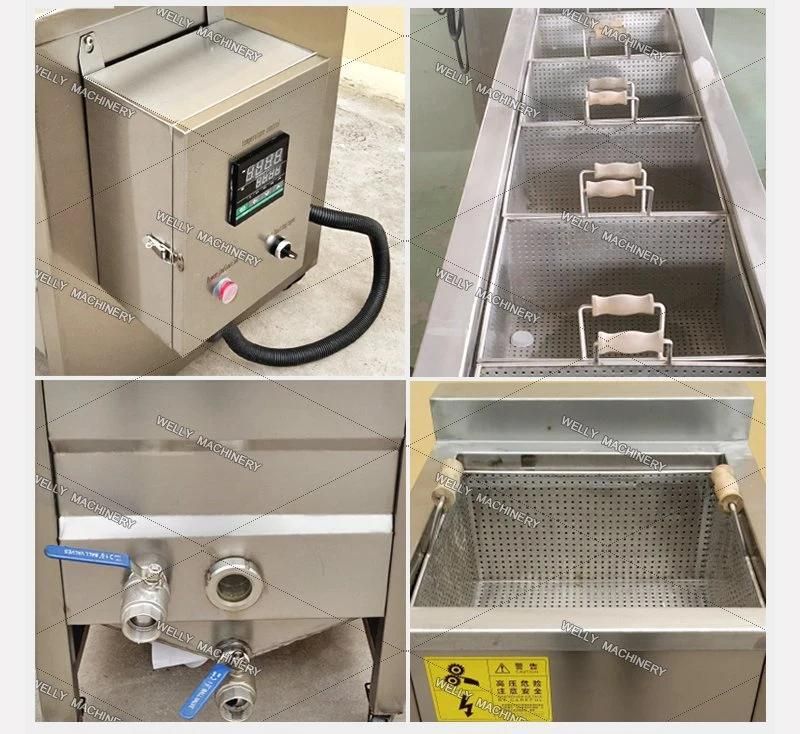 Chips Fryer Basket Peanut Frying Machine Chin Chin Frying Machine