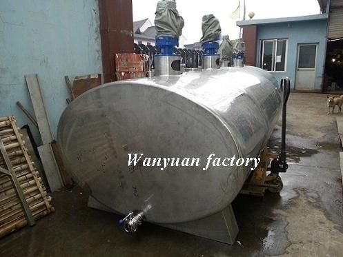 Stainless Steel Horizontal Liquid Storage Tank