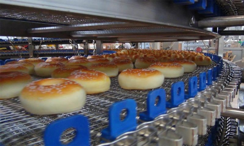 Hamburger Bread Baking Freezer Conveyor Belt Machine Manufacturer