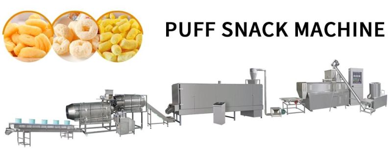 Slanty Snack Twin Screw Extruder Prices Puffed Corn Chips Snacks Food Making Machinery