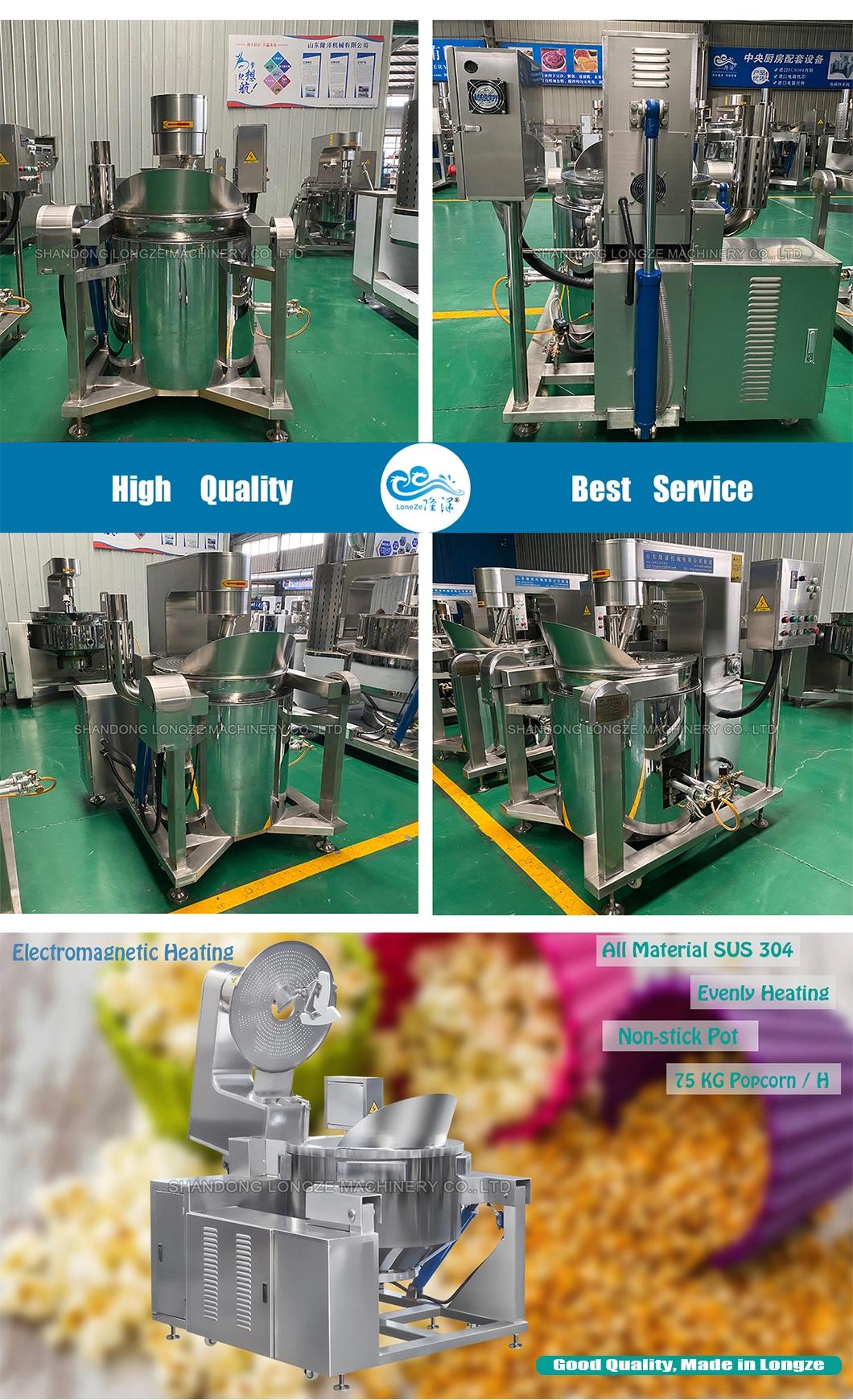 Big Size Capacity Electric Popcorn Machine for Popular Mushroom Popcorns