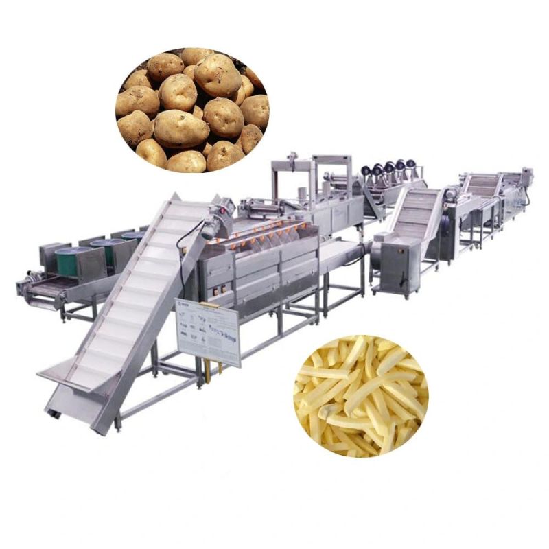 Automatic French Fries Snacks Food Making Machine