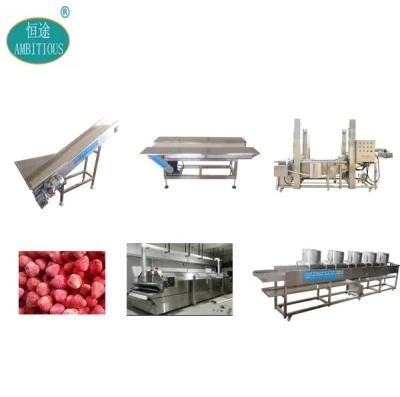 Strawberry Machine Pre-Processing Line Quick Frozen Strawberry Processing Production Line