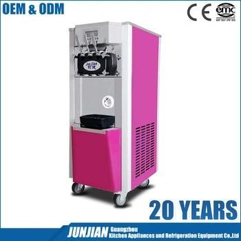 Ice Cream Machine for Three Flavors 2 Add 1 Color Ice Cream with CE