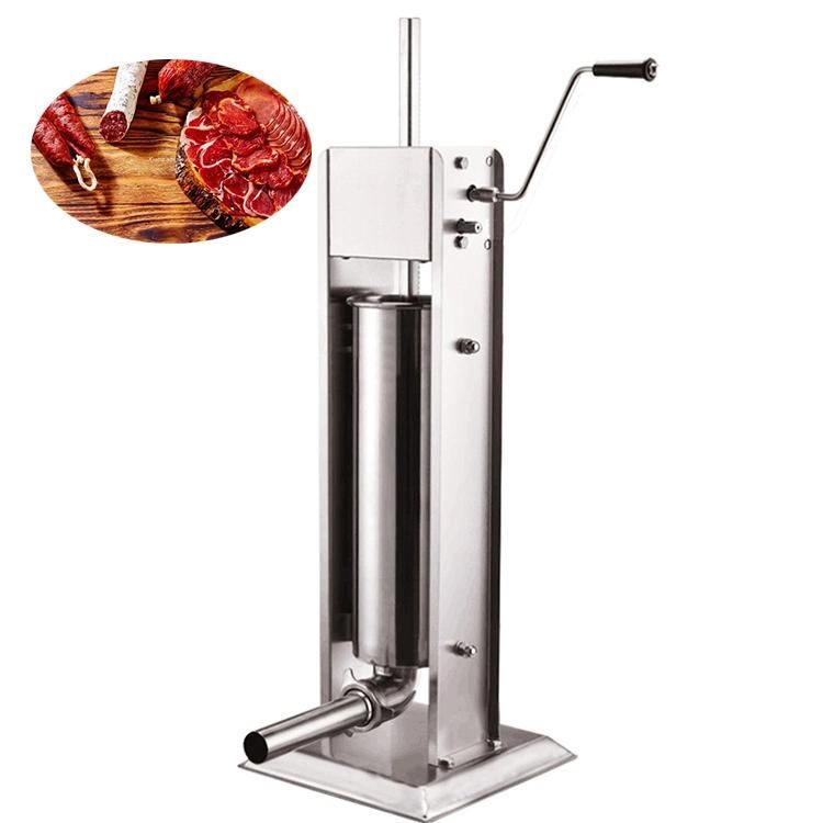 10L Stainless Steel Sausage Filler Manual Sausage Making Machine Sausage Stuffer