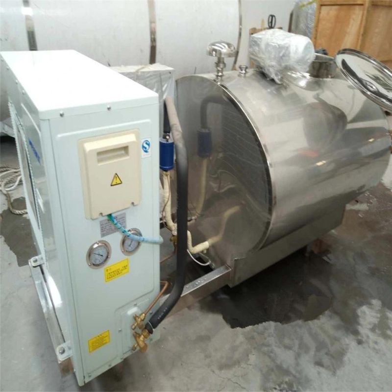 Raw Fresh Milk Reception Cooling Tank Machine for Milk Industry