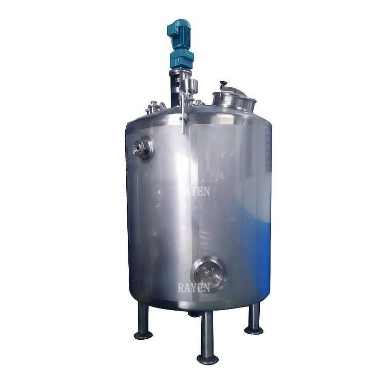 SUS304 or 316L Stainless Steel Mixing Stirring Tank Agitator Mixer