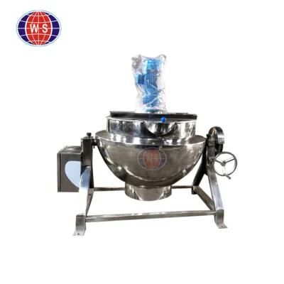 New Small 100-200L Electric Heating Cooking Pot with Stirring for Food Cooking