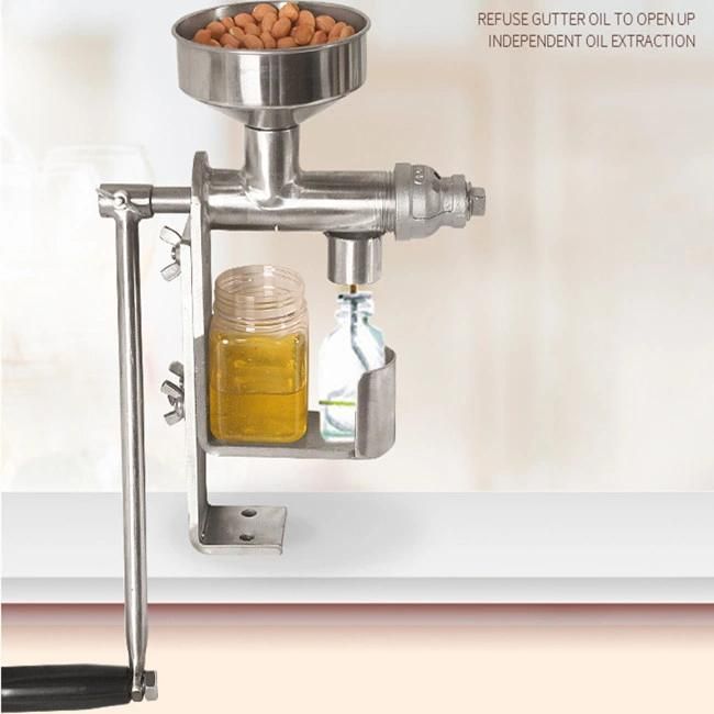 Vegetable Seeds Sunflower Peanut Oil Pressing Manual Machine Price